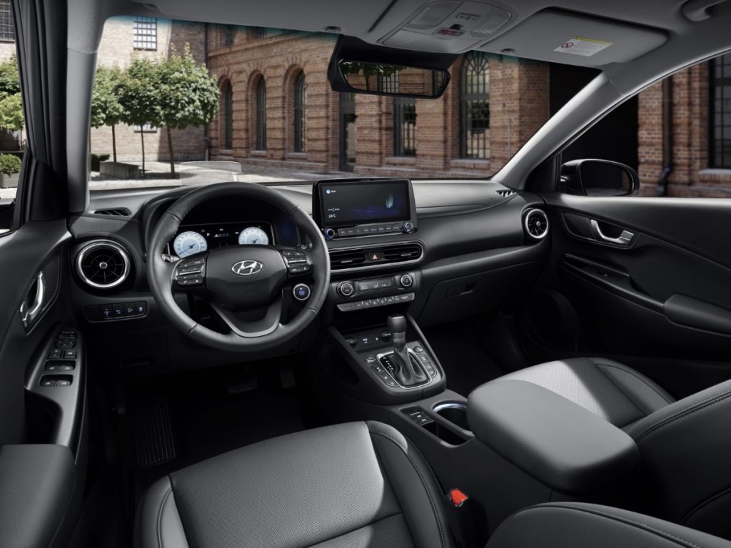 2022 Hyundai Kona updated driver comfort features.