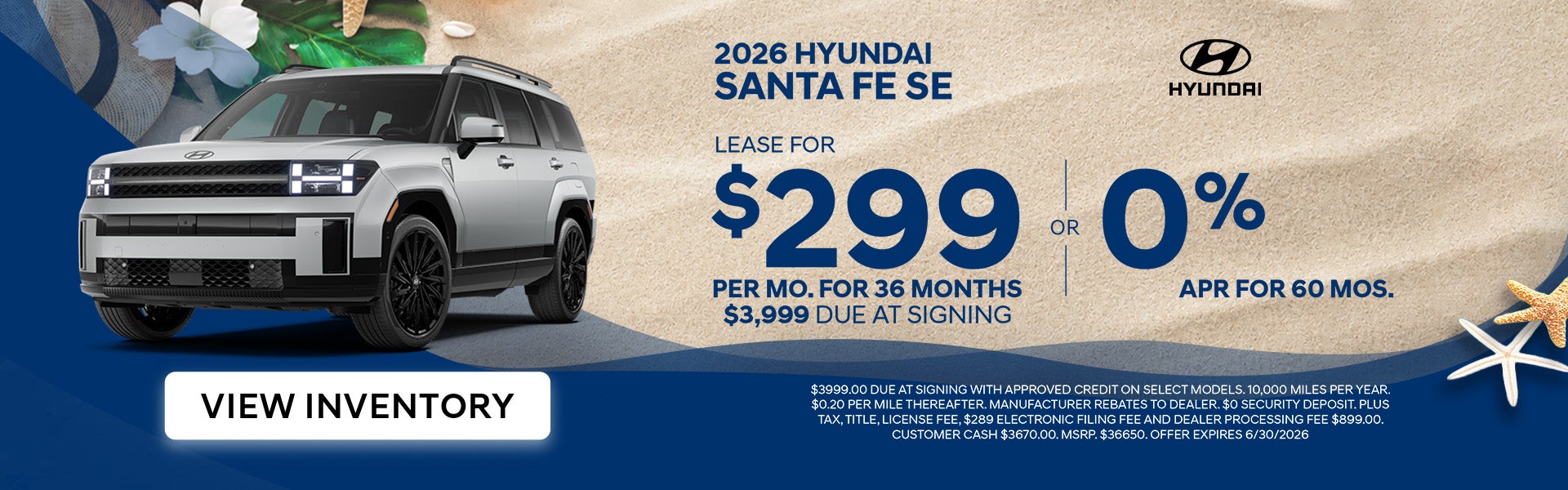 Santa Fe Special Offer