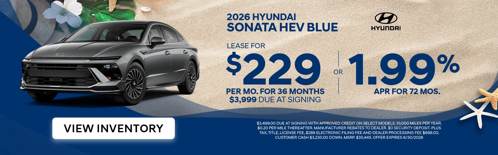 Sonata Special Offer