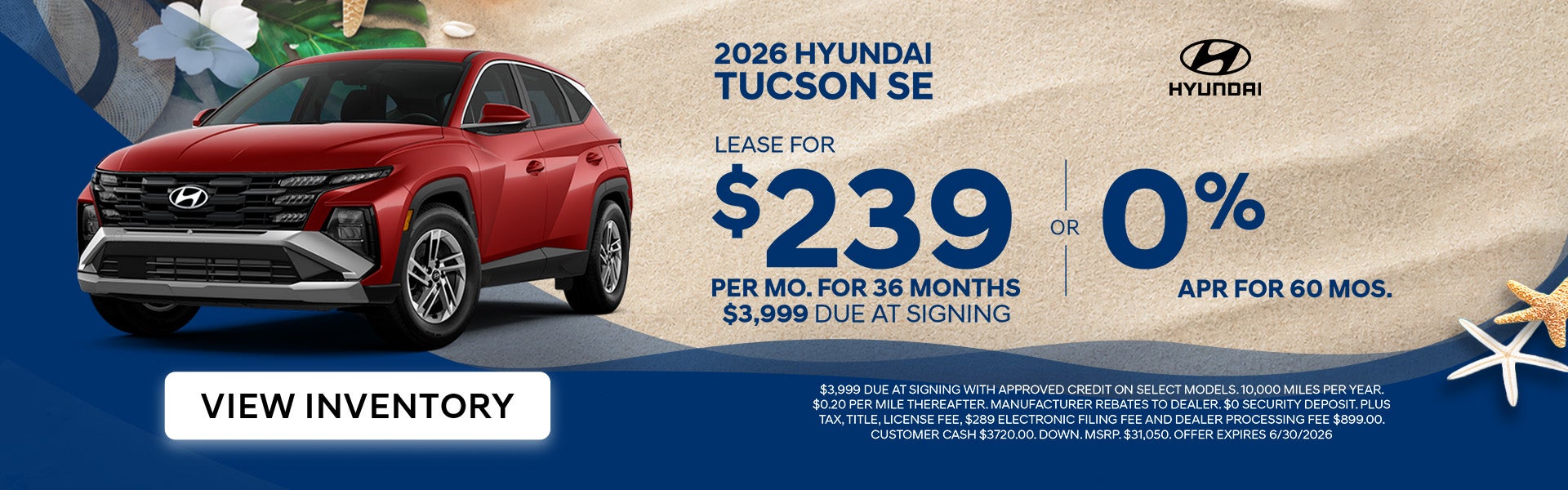Tucson Special Offer