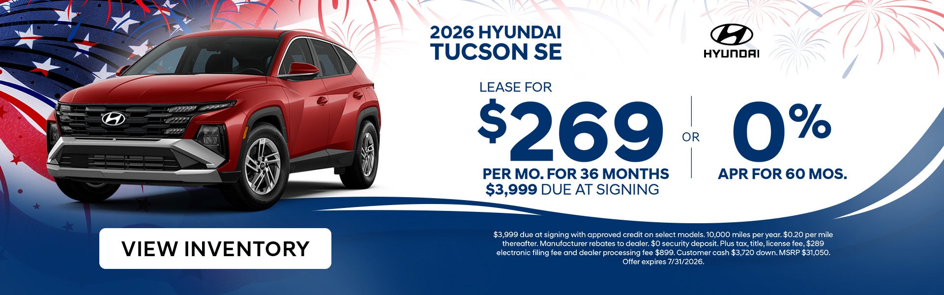 Tucson Special Offer