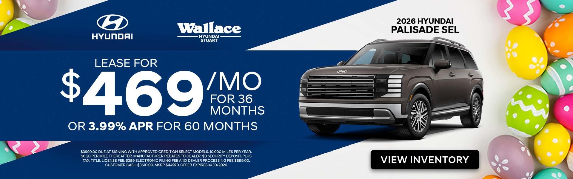 Palisade Special Offers