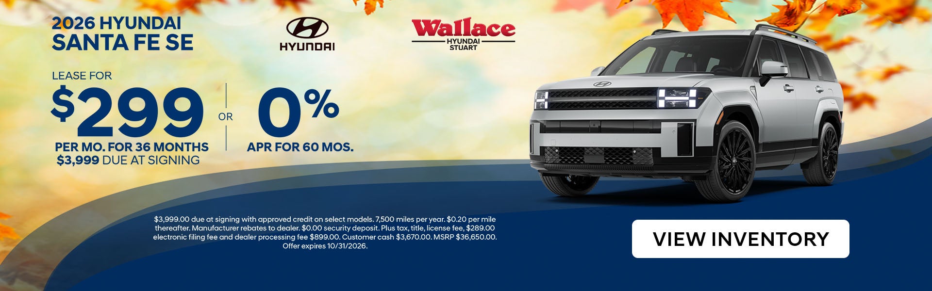 Santa Fe Special Offer